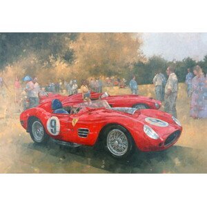Miller, Peter - Obrazová reprodukce Ferrari, day out at Meadow Brook, (40 x 26.7 cm)