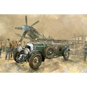 Miller, Peter - Obrazová reprodukce Bentley and Spitfire, (40 x 26.7 cm)