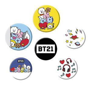 Plackový set BT21 - Mix