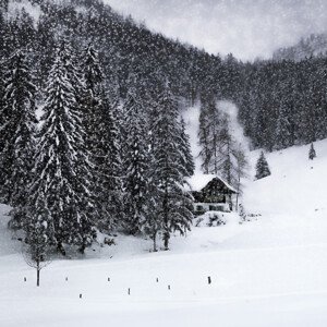 Umělecká fotografie Bavarian Winters Tale IX, Melanie Viola, (40 x 40 cm)