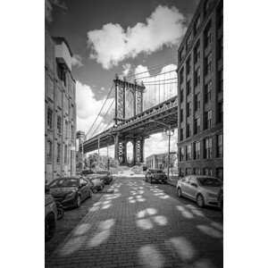 Umělecká fotografie NEW YORK CITY Manhattan Bridge, Melanie Viola, (26.7 x 40 cm)