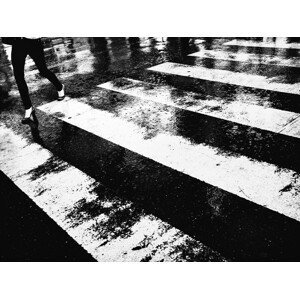 Umělecká fotografie Striped rain, Tatsuo Suzuki, (40 x 30 cm)