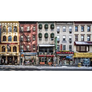 Umělecká fotografie A cold day in NY, Peter Pfeiffer, (40 x 22.5 cm)