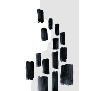Ilustrace Abstract hard shapes, Blursbyai, (30 x 40 cm)