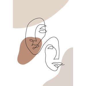 Ilustrace Two faces, Veronika Boulová, (26.7 x 40 cm)