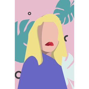 Ilustrace Blond, MadKat, (26.7 x 40 cm)