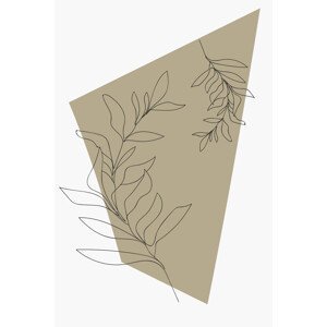 Ilustrace white leafs, MadKat, (26.7 x 40 cm)