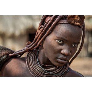 Umělecká fotografie Himba girl, Piet Flour, (40 x 26.7 cm)