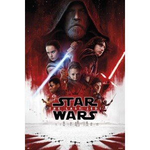 Plakát, Obraz - Star Wars: Epizoda VIII - Poslední z Jediů - One Sheet, (61 x 91.5 cm)