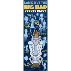 Plakát, Obraz - Rick & Morty - Doodoo Daddy, (53 x 158 cm)