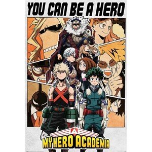 Plakát, Obraz - My Hero Academia - Be a Hero, (61 x 91.5 cm)