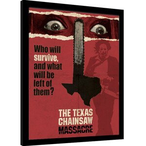 Obraz na zeď - Texaský masakr motorovou pilou - Newsprint
