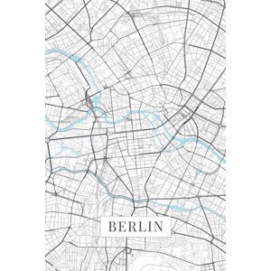 Mapa Berlin white, (26.7 x 40 cm)