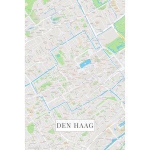 Mapa Den Haag color, (26.7 x 40 cm)