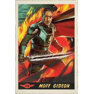 Plakát, Obraz - Star Wars: The Mandalorian - Moff Gideon Card, (61 x 91.5 cm)