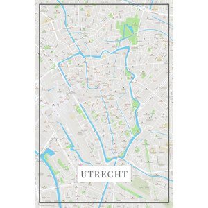 Mapa Utrecht color, (26.7 x 40 cm)