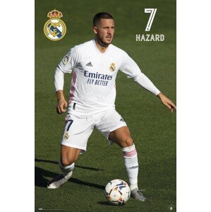 Plakát, Obraz - Real Madrid - Hazard 2020/2021, (61 x 91.5 cm)