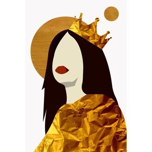 Ilustrace Queen, MadKat, (26.7 x 40 cm)