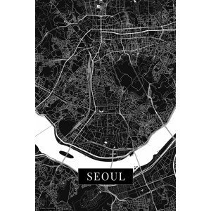 Mapa Soul black, (26.7 x 40 cm)