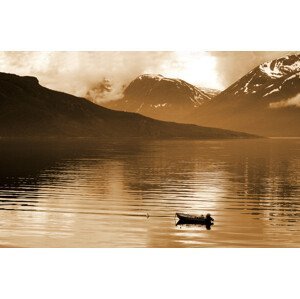 Umělecká fotografie Mountain view, Bror Johansson, (40 x 26.7 cm)