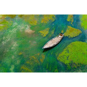 Umělecká fotografie Crossing The Baral River, MD. Tanveer Hassan, (40 x 26.7 cm)