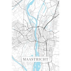 Mapa Maastricht white, (26.7 x 40 cm)