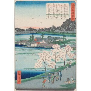 Hiroshige, Utagawa II - Obrazová reprodukce Benten Shrine on Shinobazu Pond , 19th century, (26.7 x 40 cm)