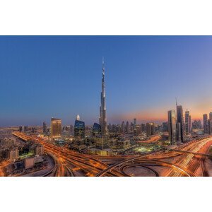 Umělecká fotografie The Amazing Burj Khalifah, Mohammad Rustam, (40 x 26.7 cm)