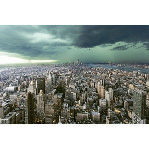 Umělecká fotografie New-York under storm, Pagniez, (40 x 26.7 cm)