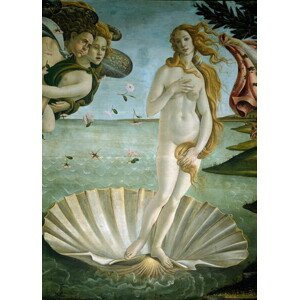 Botticelli, Sandro (Alessandro di Mariano di Vanni Filipepi) - Obrazová reprodukce Sandro Botticelli - Zrození Venuše, (30 x 40 cm)