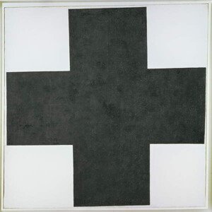 Malevich, Kazimir Severinovich - Obrazová reprodukce Black Cross, (40 x 40 cm)