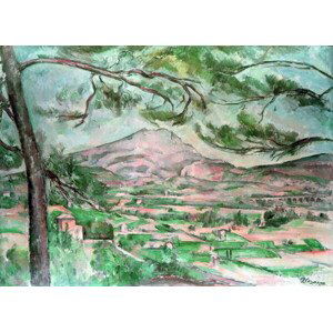 Cezanne, Paul - Obrazová reprodukce Montagne Sainte-Victoire with Large Pine, (40 x 30 cm)