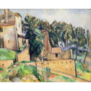 Cezanne, Paul - Obrazová reprodukce The House at Bellevue, (40 x 30 cm)