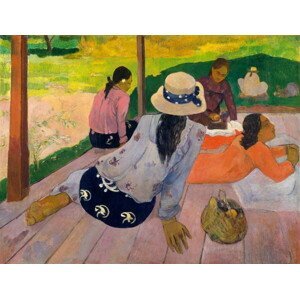 Gauguin, Paul - Obrazová reprodukce La Sieste -, (40 x 30 cm)