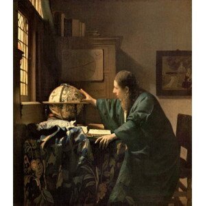 Vermeer, Jan (Johannes) - Obrazová reprodukce The Astronomer, (35 x 40 cm)