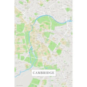Mapa Cambridge color, (26.7 x 40 cm)