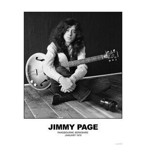 Plakát, Obraz - Jimmy Page - January 1970 Berkshire, (59.4 x 84.1 cm)