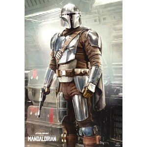 Plakát, Obraz - Star Wars: The Mandalorian - This is The Way, (61 x 91.5 cm)