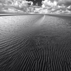 Umělecká fotografie Ocean and clouds, Carsten Meyerdierks, (40 x 40 cm)
