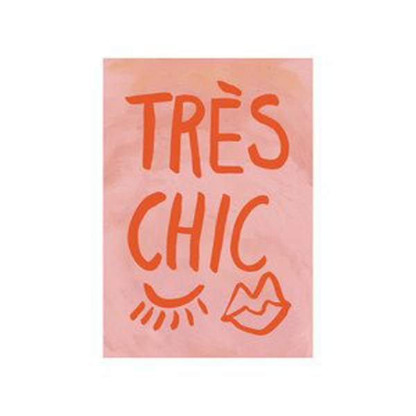 Ilustrace TrAus Chic Pink Frame, Studio Collection, (26.7 x 40 cm)