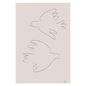 Ilustrace Two Doves, Studio Collection, (26.7 x 40 cm)