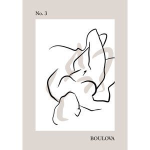Ilustrace Gentle body no.3, Veronika Boulová, (26.7 x 40 cm)