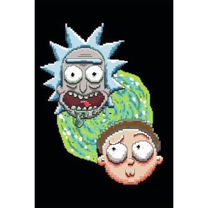 Umělecký tisk Rick and Morty - Iconic Duo, (26.7 x 40 cm)