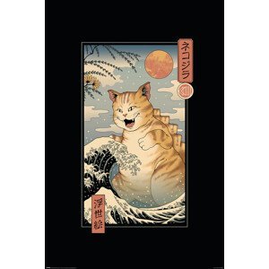 Plakát, Obraz - Vincent Trinidad - Catzilla Ukiyoe, (61 x 91.5 cm)