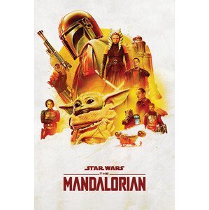 Plakát, Obraz - Star Wars: The Mandalorian - Adventure, (61 x 91.5 cm)