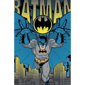 Umělecký tisk Batman - Action Hero, (26.7 x 40 cm)