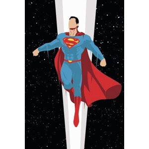 Umělecký tisk Superman - Super Charge, (26.7 x 40 cm)