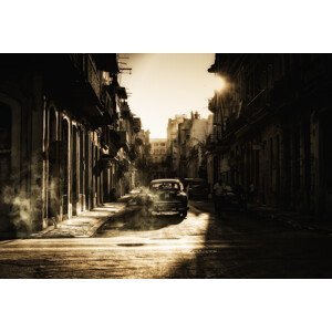 Umělecká fotografie Mystic morning in Havana..., Baris Akpinar, (40 x 26.7 cm)