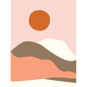 Ilustrace Graphic Desert, Sisi & Seb, (30 x 40 cm)