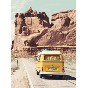 Umělecká fotografie Road Trip, Sisi & Seb, (30 x 40 cm)